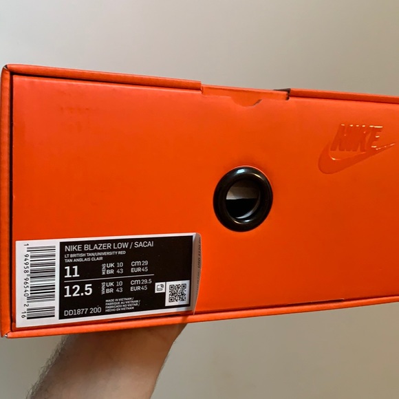 Nike Sacai Blazer Low 11 - Picture 5 of 5